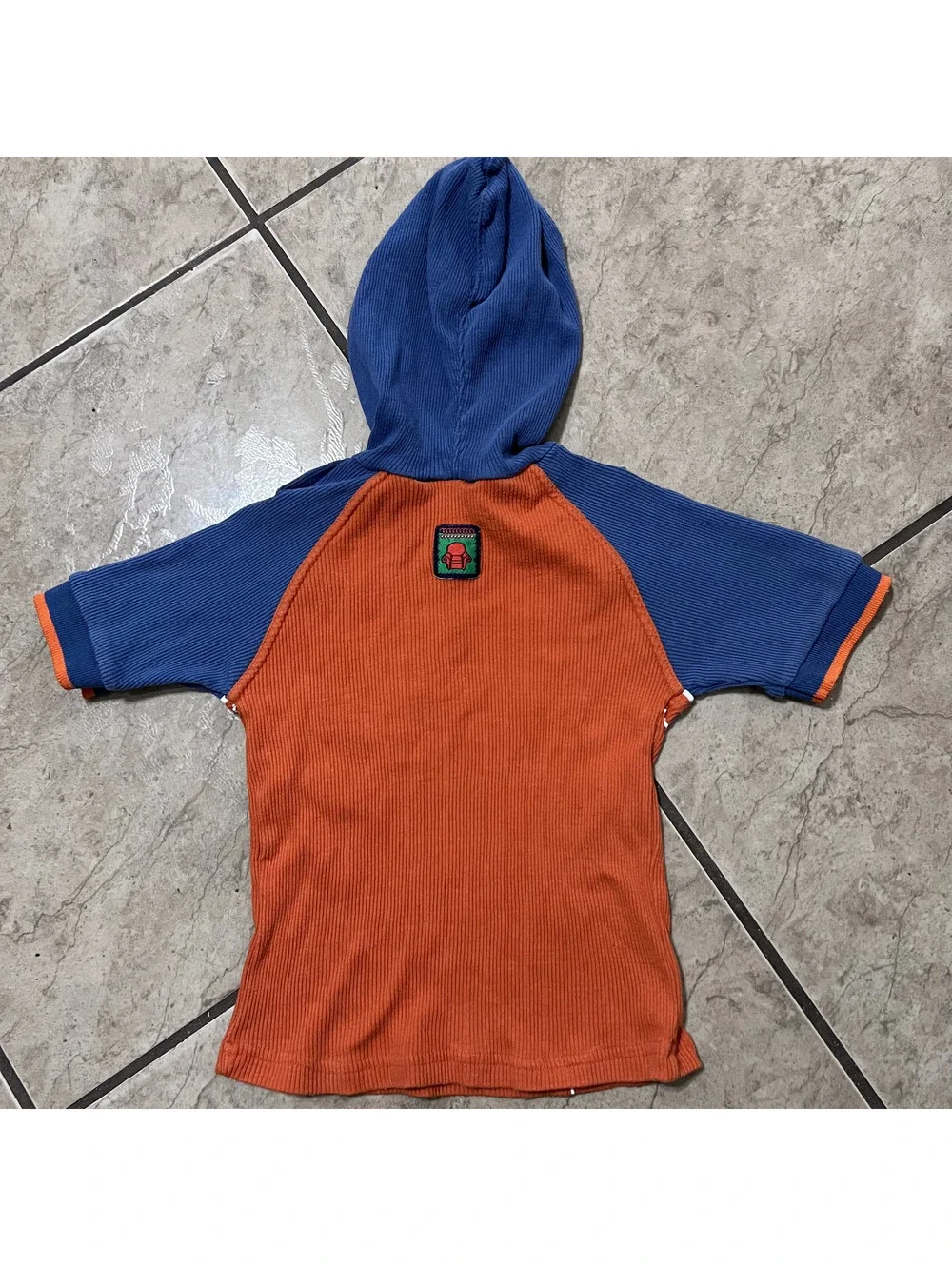2001 Vintage Blue Clues Basketball Kids Hooded Shirt Characters Cartoons Size 4